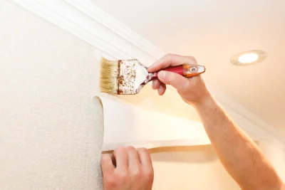 Pose de papier peint à Valzergues — revêtements muraux et toiles de verre